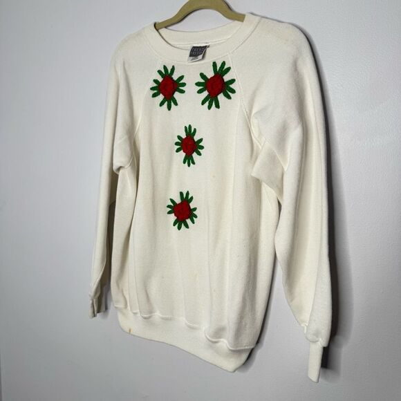 Vintage Hanes off white crewne size large - Picture 2 of 6